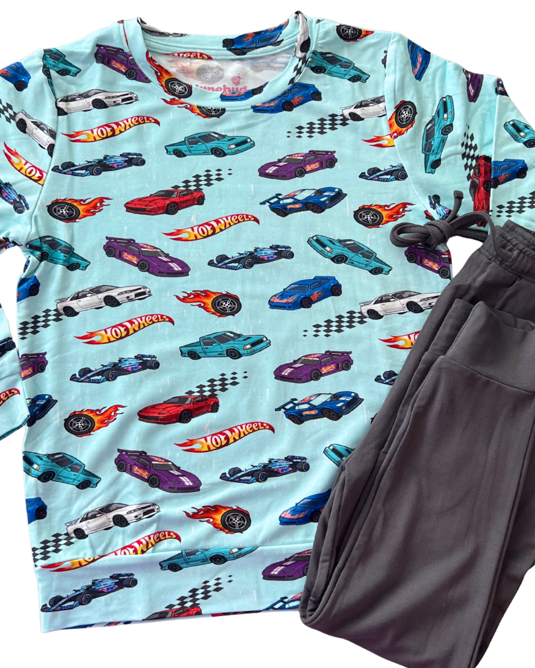 Hot Rods Crewneck Bamboo Terry Set