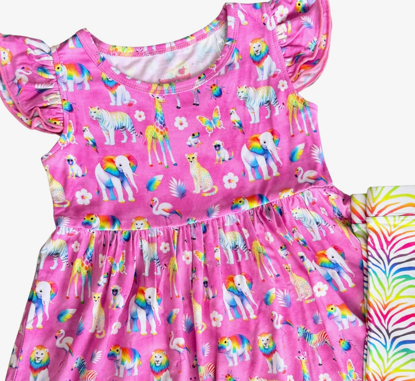 Electric Jungle Peplum & Shorts