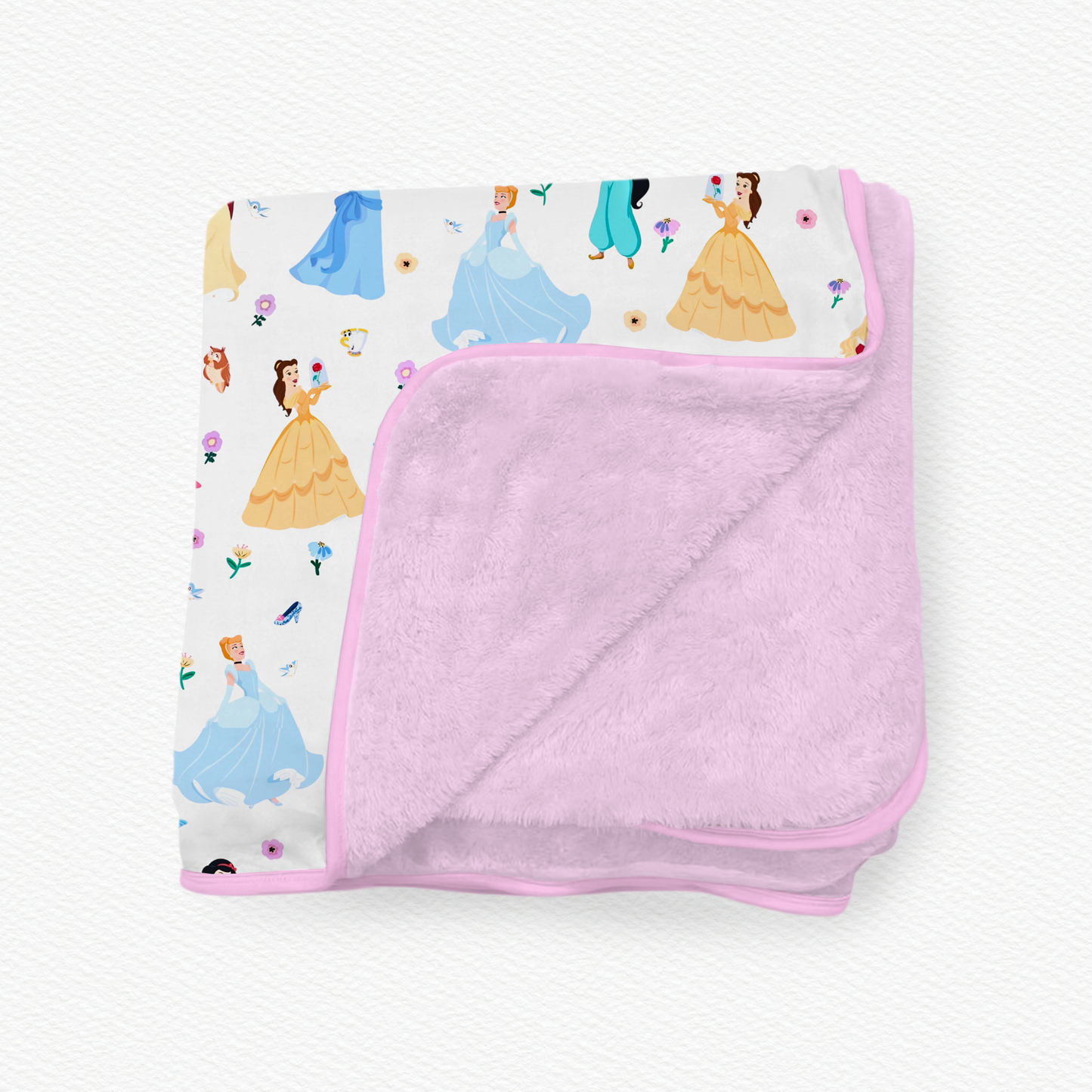 READY TO SHIP Royal Tea Party 60x80” Bamboo Plush Blanket