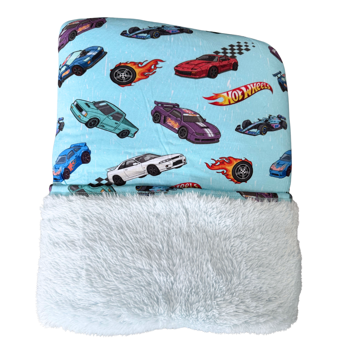 Hot Rods 60 x 80 Bamboo Plush Blanket