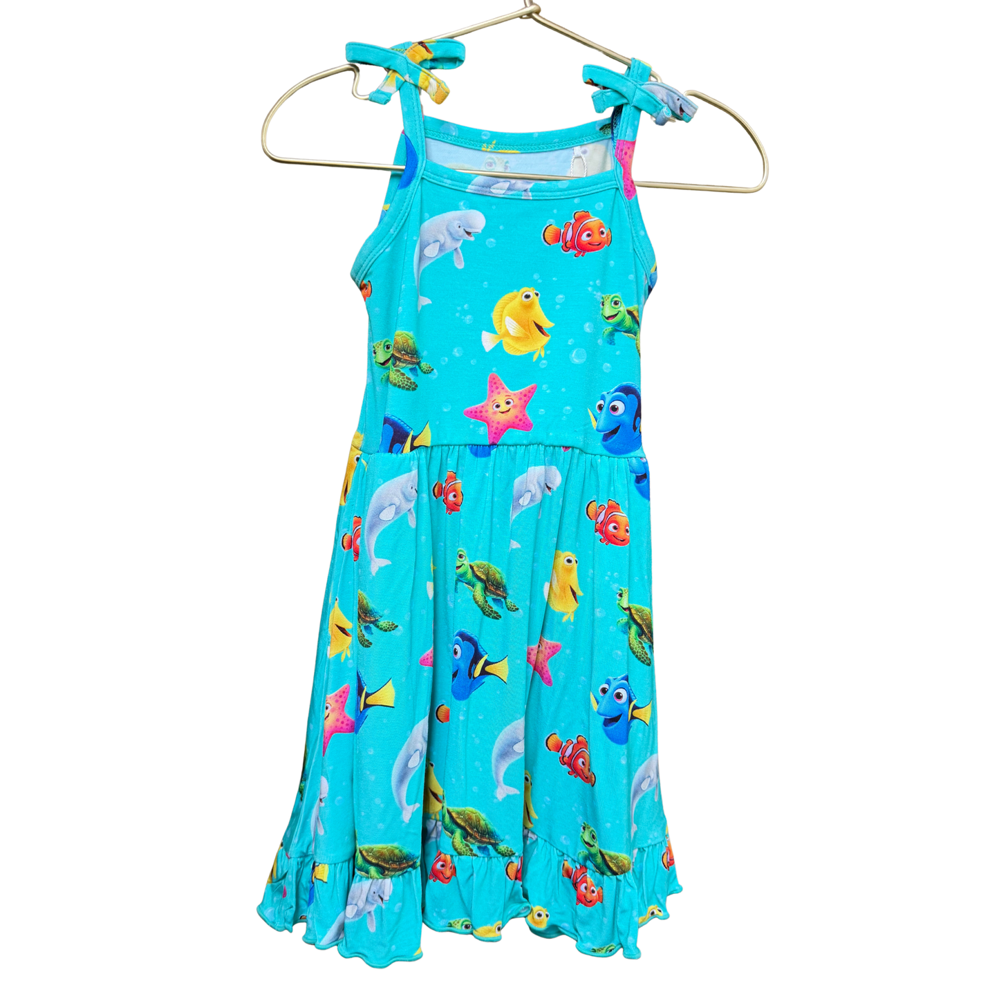 Just Keep Swimming Tie Strap Twirl