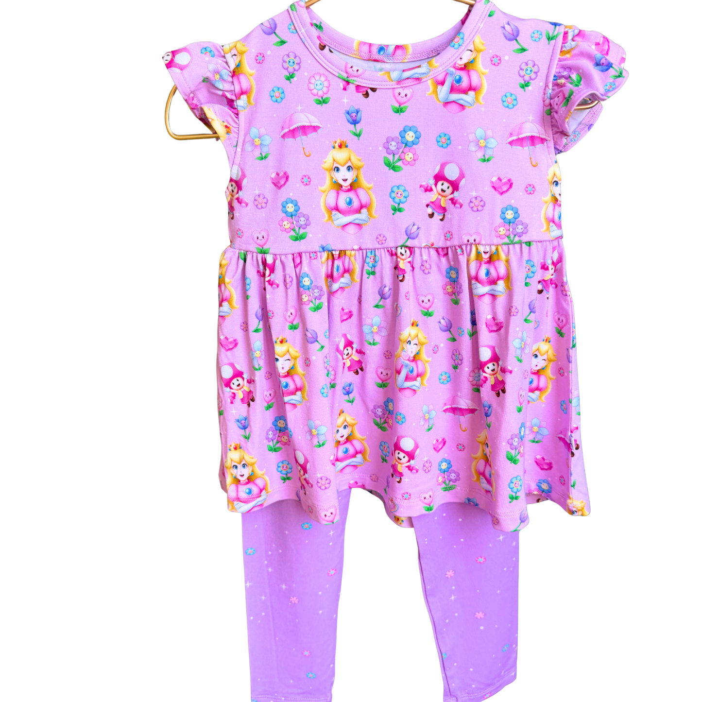 Princess Peach Peplum & Leggings