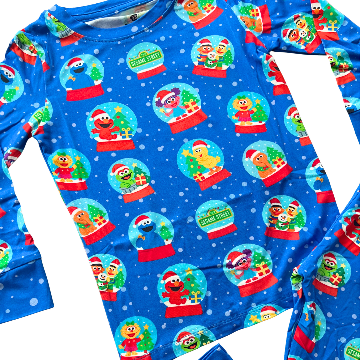 PREORDER Snowy Street Long Sleeve Bamboo Pajama Set