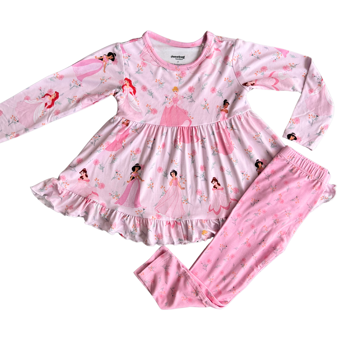 Pink Perfection Bamboo Peplum & Leggings