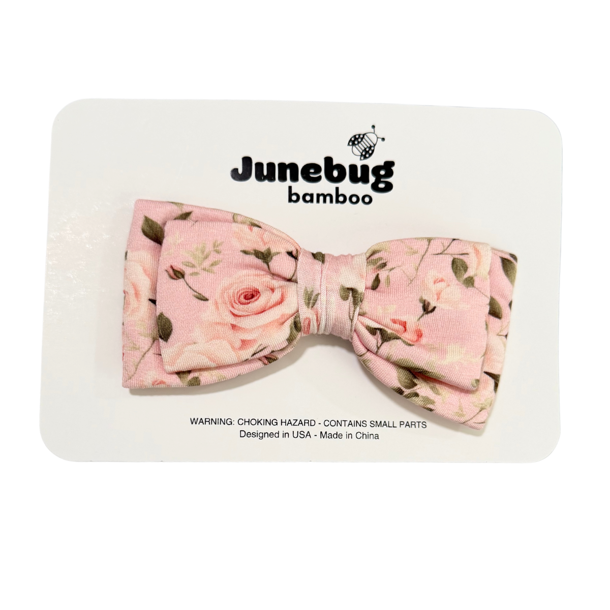 Blush Blossom Bow & Clip