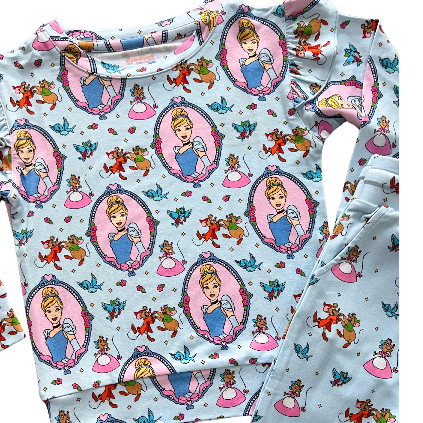 Midnight Magic Bamboo Ruffle Terry Set