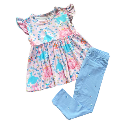 PREORDER Ballroom Bliss Bamboo Peplum & Leggings