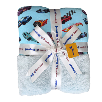 Hot Rods 60 x 80 Bamboo Plush Blanket