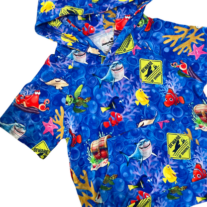Fish are Friends Short Sleeve Bamboo Hoodie
