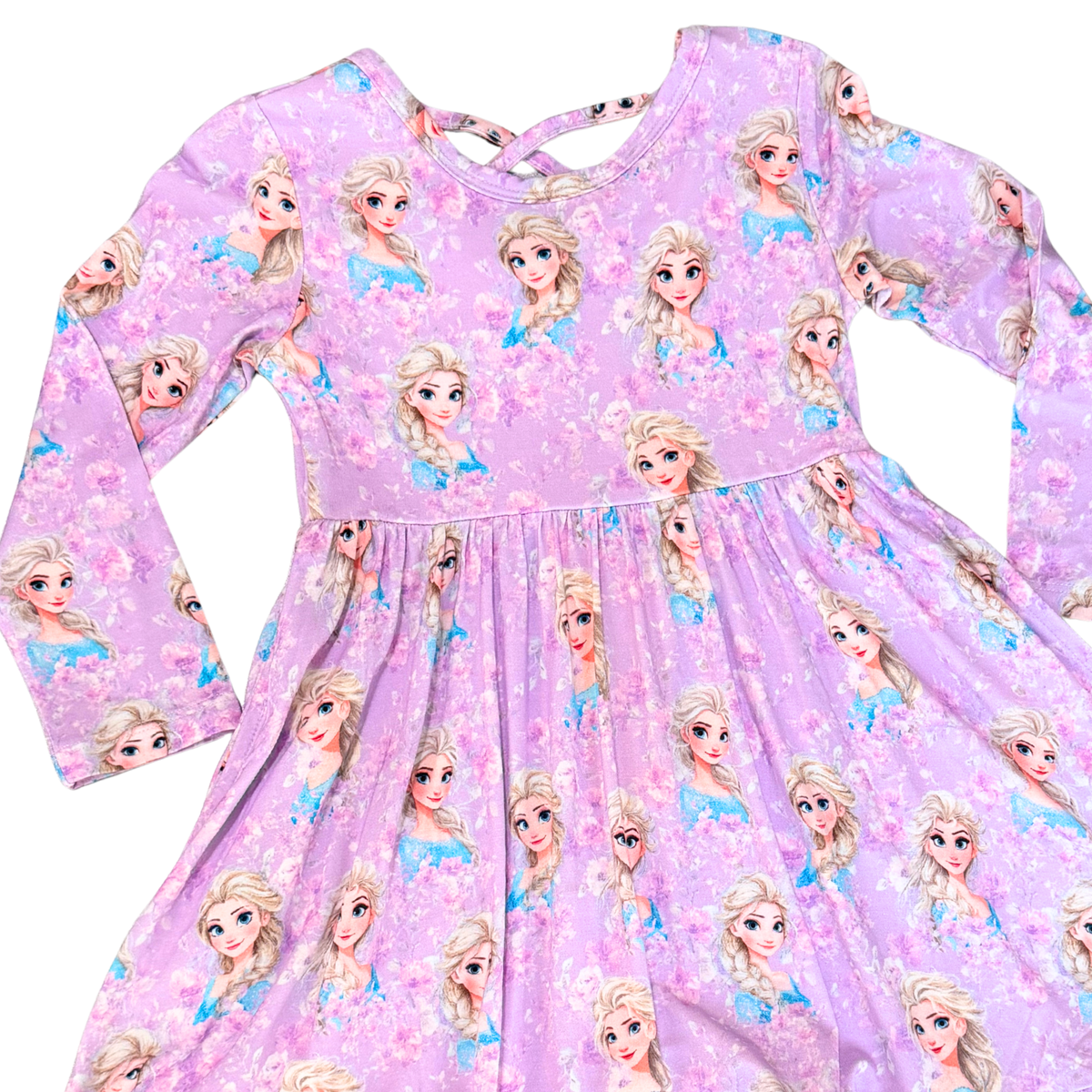 Floral Flyaway Long Sleeve Twirl
