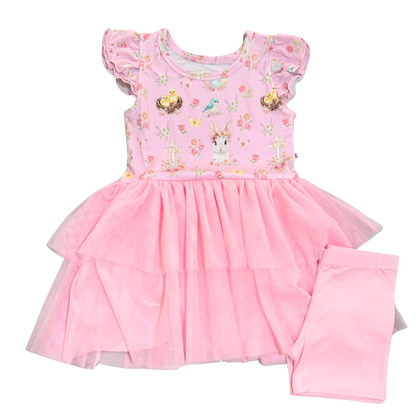 He is Risen Bamboo Tulle Dress