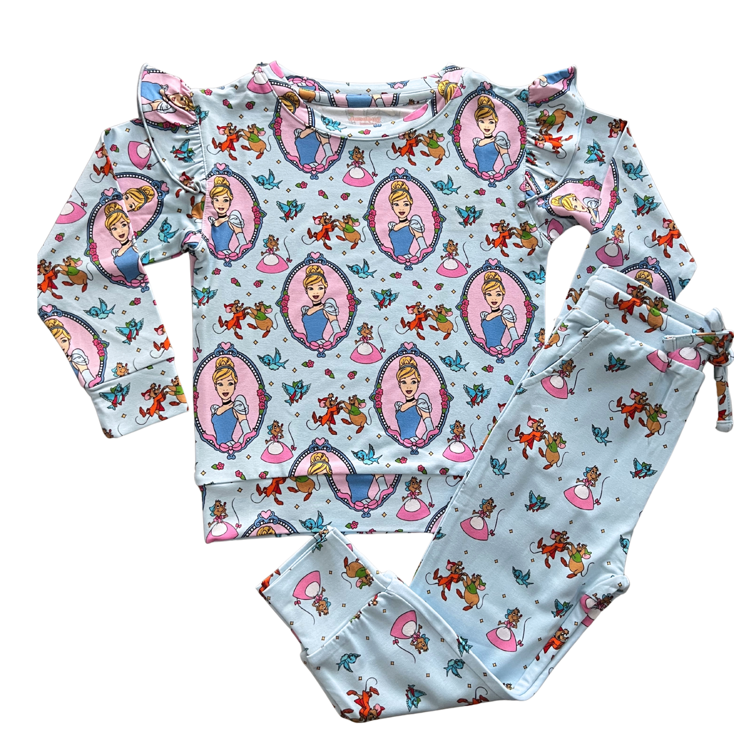 Midnight Magic Bamboo Ruffle Terry Set