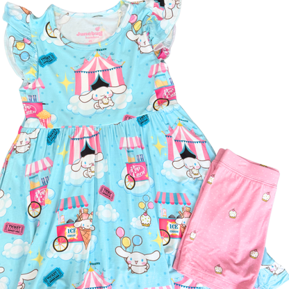 Cinnamon Carnival Twirl & Shorts