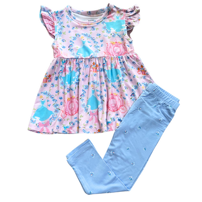 PREORDER Ballroom Bliss Bamboo Peplum & Leggings