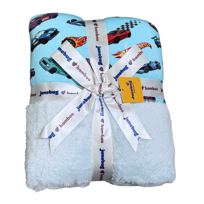 Hot Rods 60 x 80 Bamboo Plush Blanket