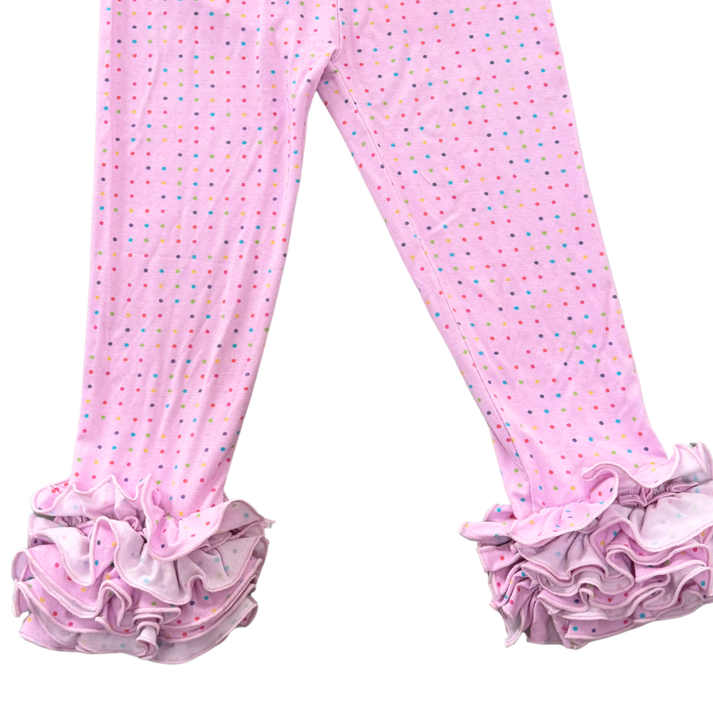 Multicolor Dot  “Frillies” Leggings