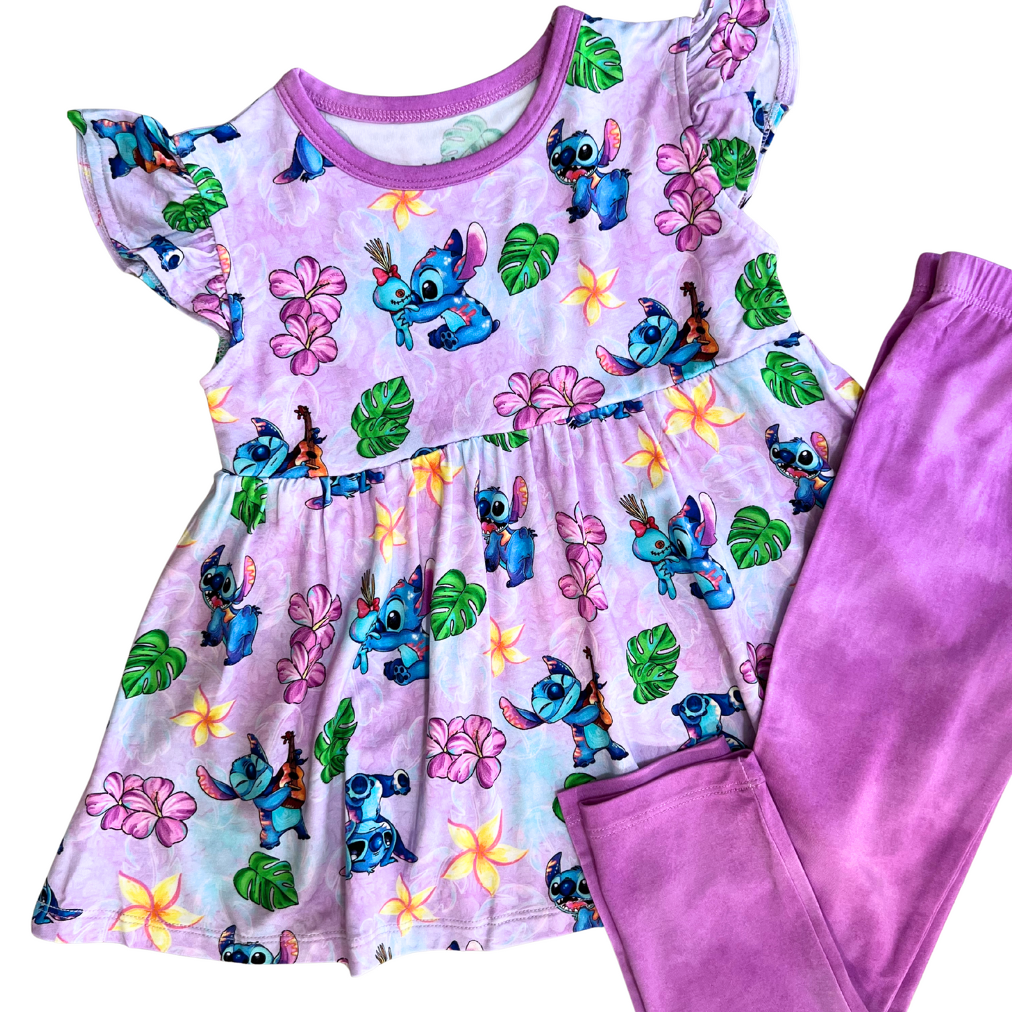 Tiki Trouble Bamboo Peplum & Leggings