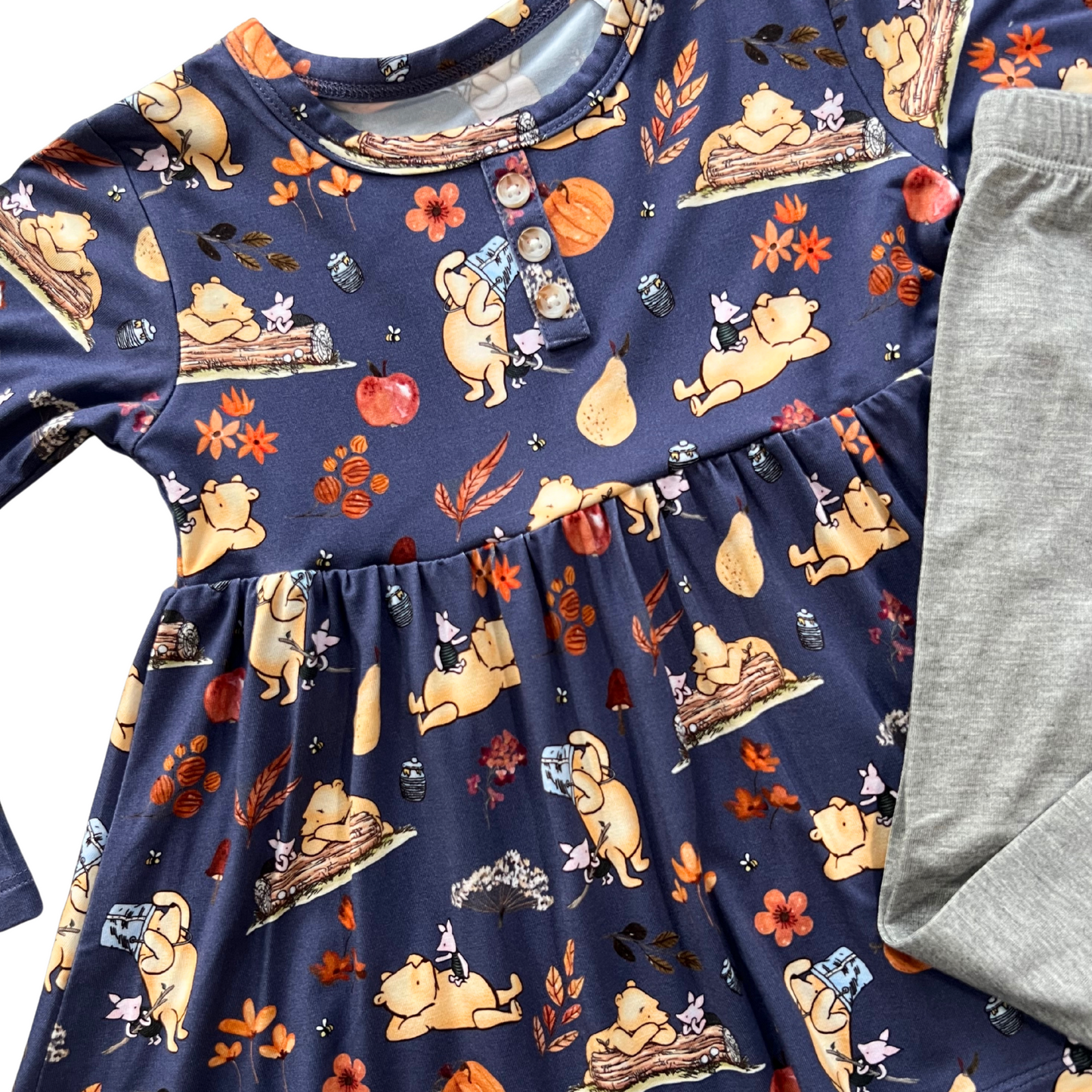 Hunny Harvest Long Sleeve Peplum and Leggings Set