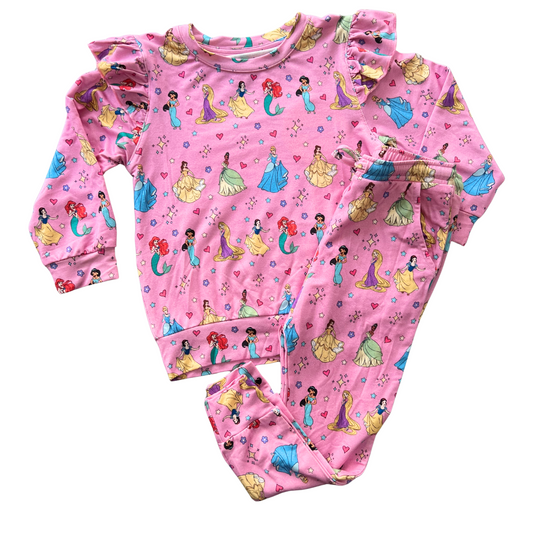 Royal Roll Call Bamboo Terry Jogger Set