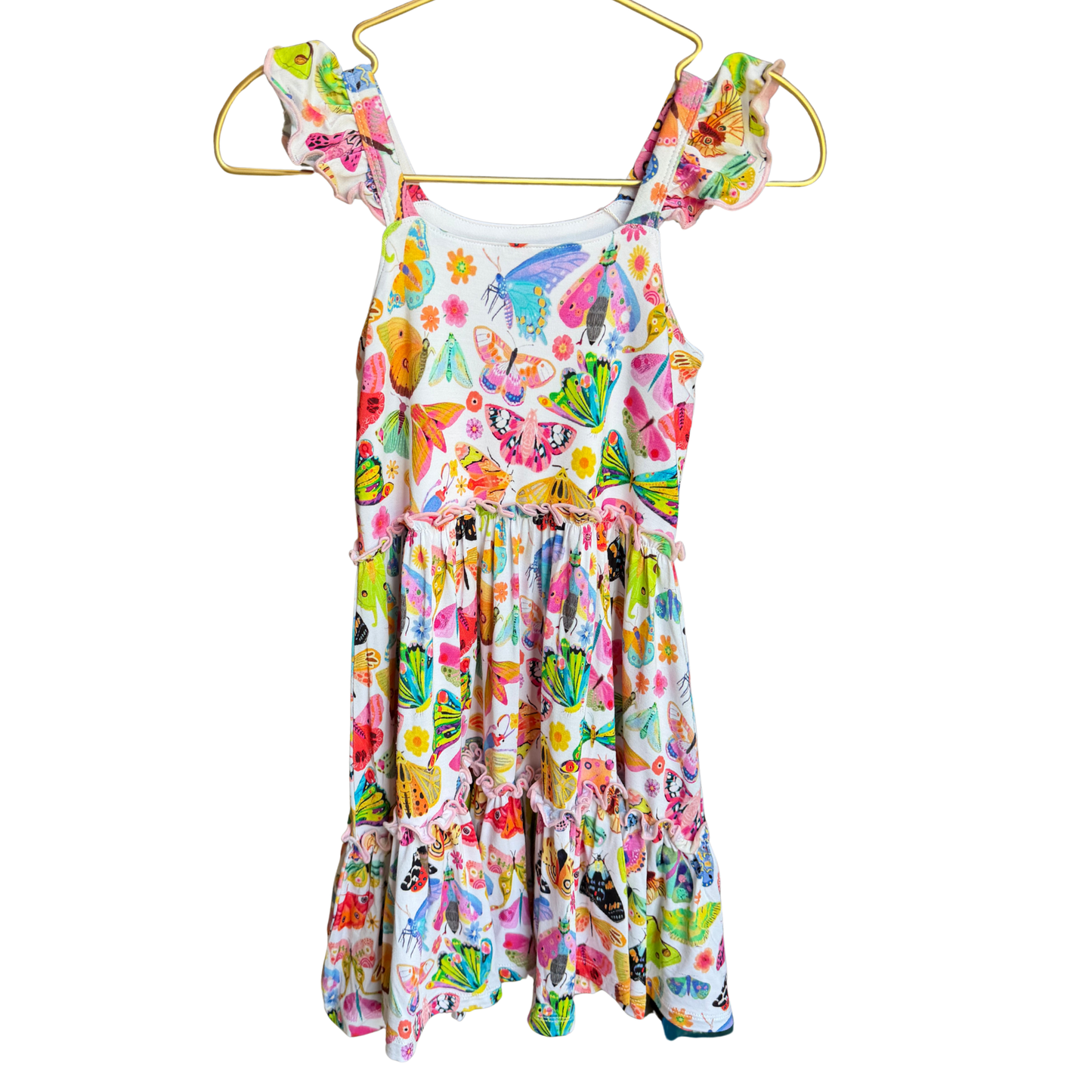 Very Pretty Butterfly Tiered Ruffle Twirl