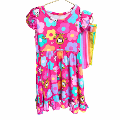 Honeycat Twirl and Shorts