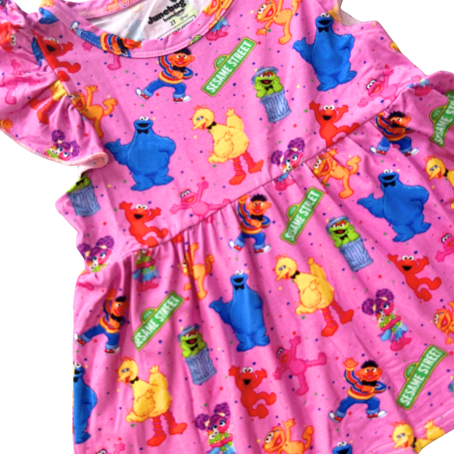 Street Jams Bamboo Peplum Shorts Set