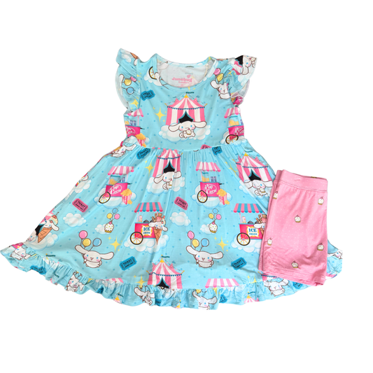 Cinnamon Carnival Twirl & Shorts