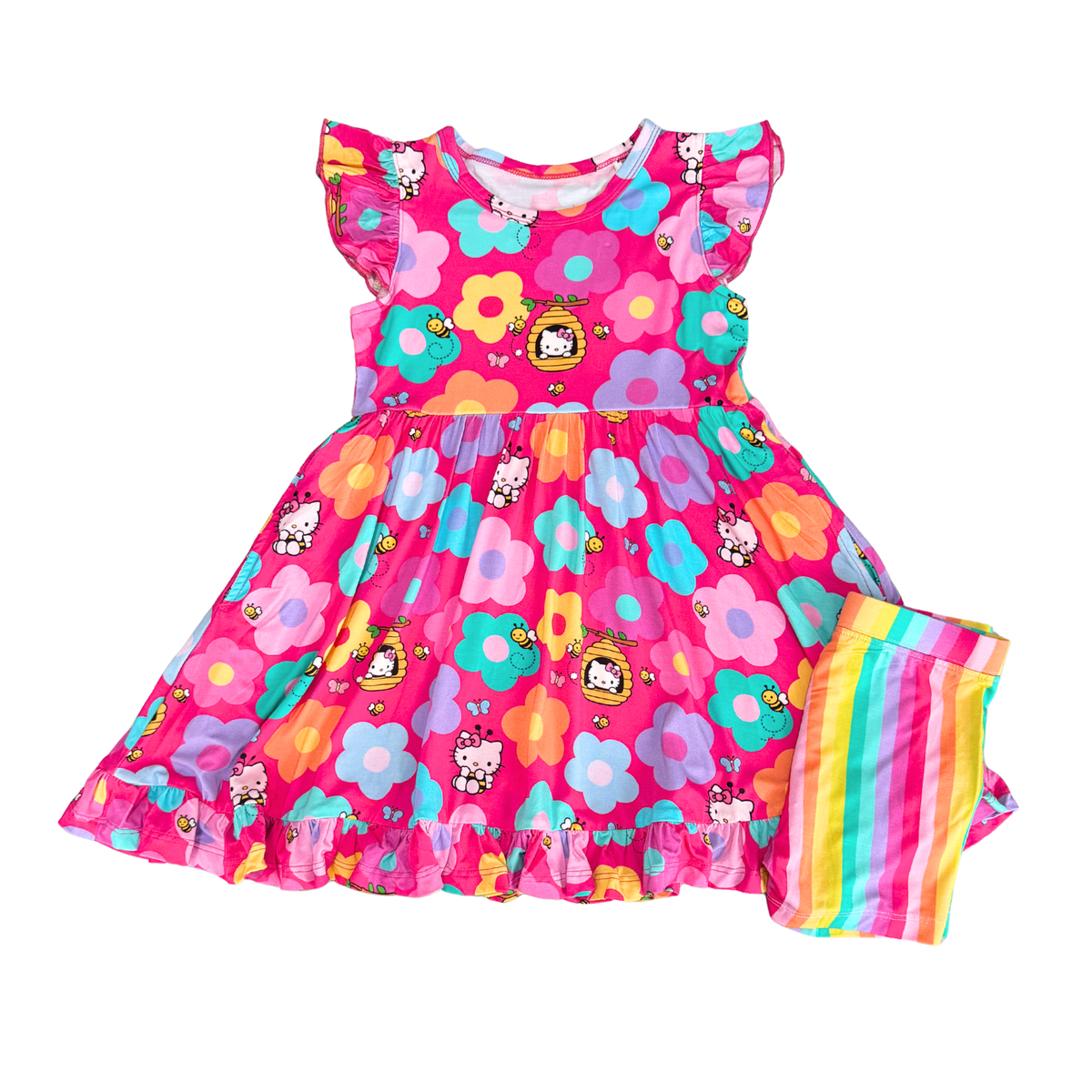 Honeycat Twirl and Shorts