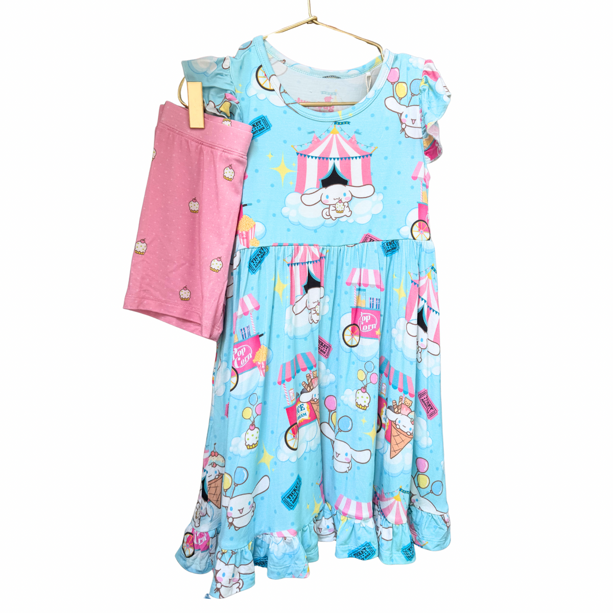 Cinnamon Carnival Twirl & Shorts