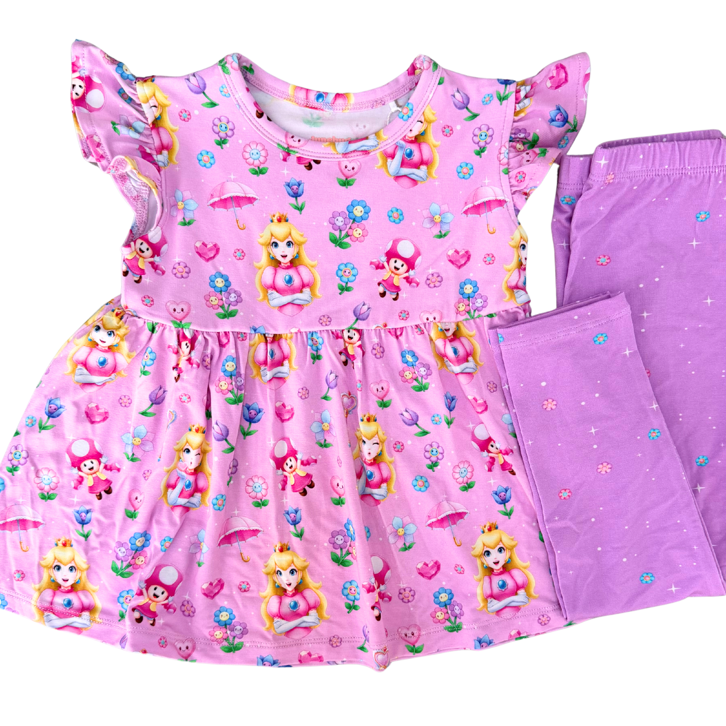 Princess Peach Peplum & Leggings