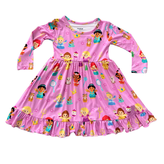 Little Royals Ruffle Twirl Dress