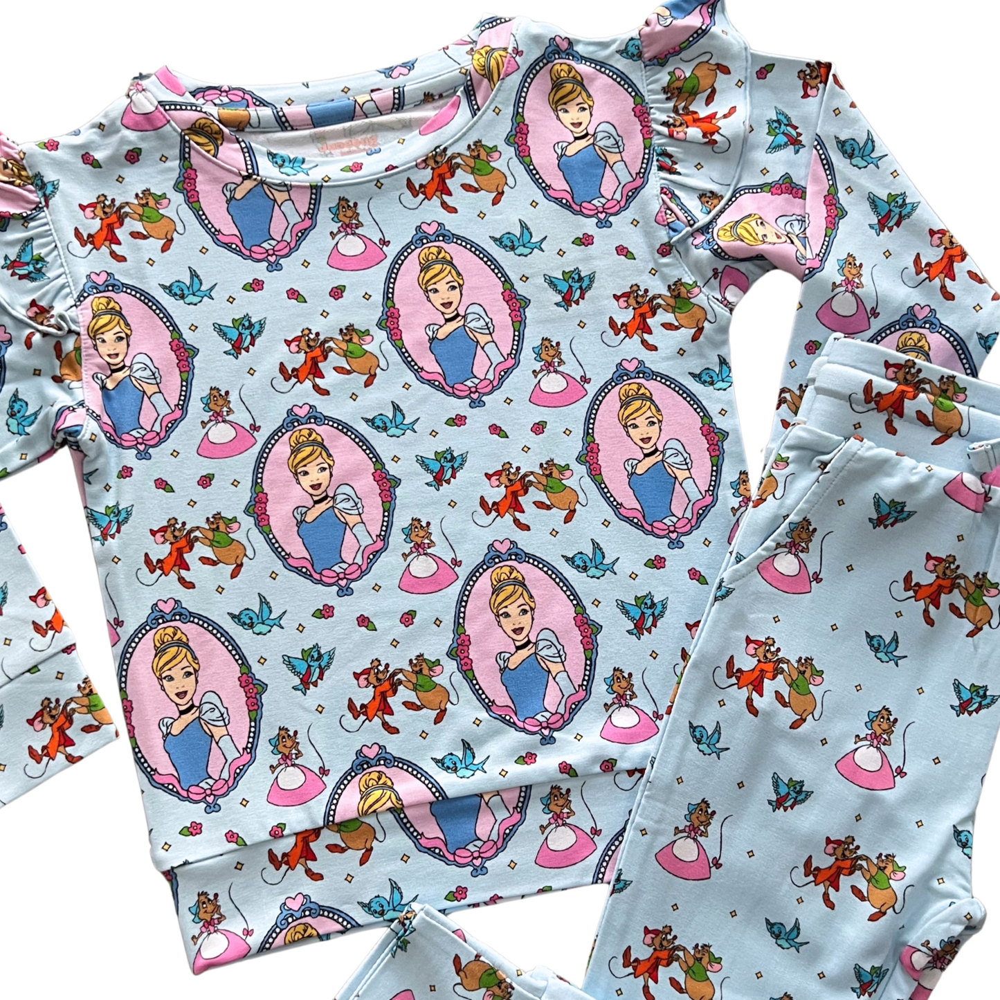 Midnight Magic Bamboo Ruffle Terry Set