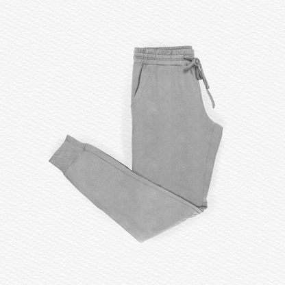 Heather Gray Bamboo Jogger Pants