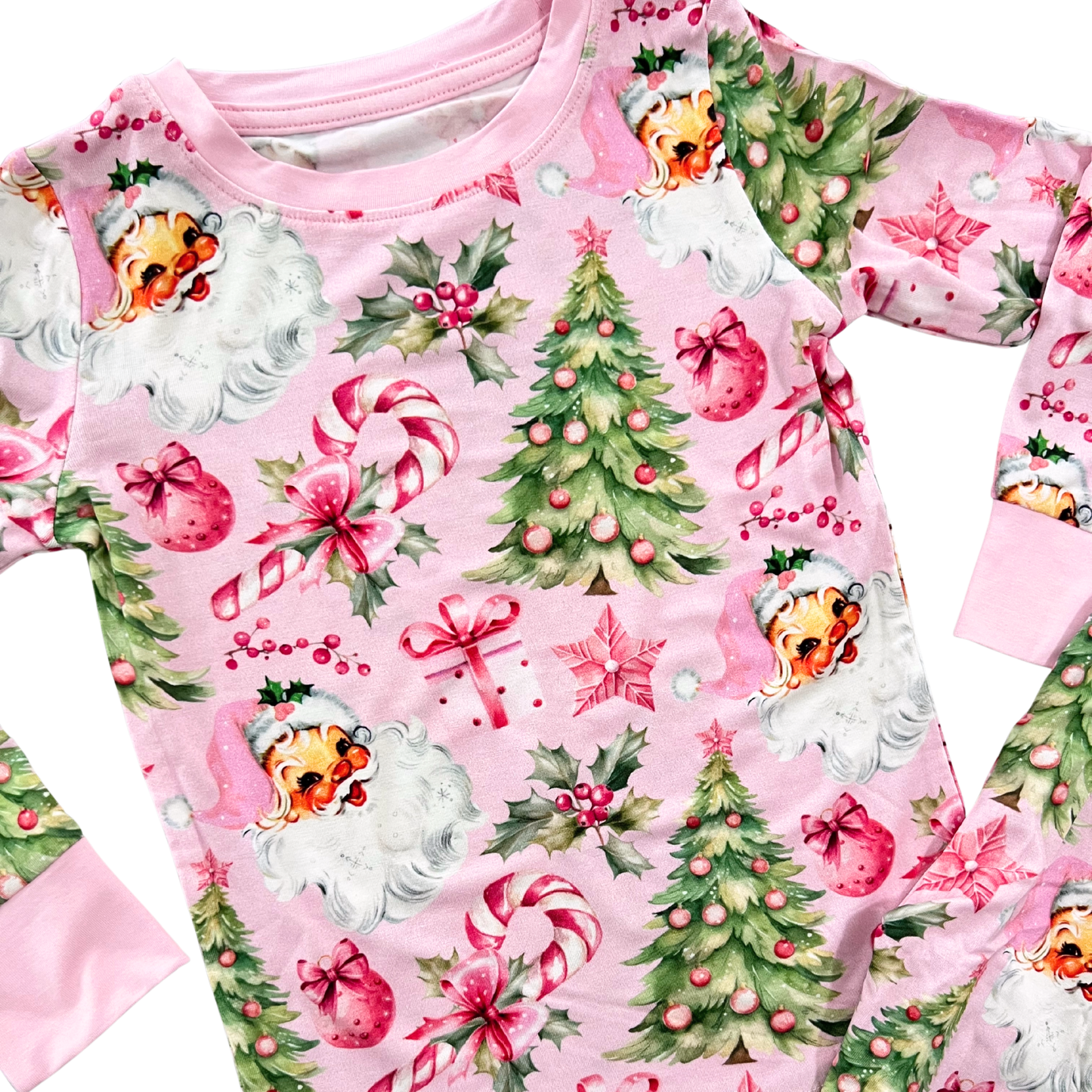 Pinkmas Long Sleeve Bamboo Pajama Set