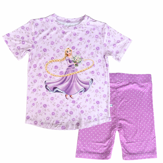 Prancing Punzy T-shirt and Bike Shorts