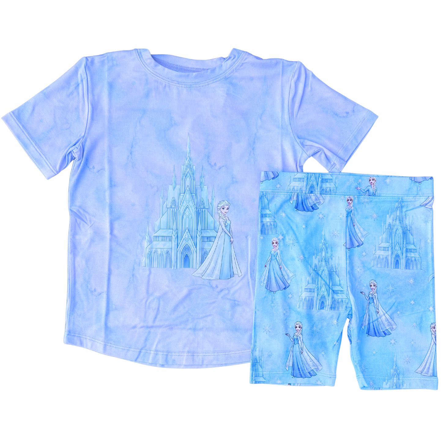 Ghost Castle T-shirt and Bike Shorts