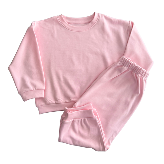 Fleece-Lined Cotton Candy “Comfies” set
