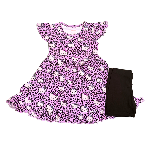 Bad Kitty Twirl and Shorts