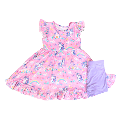 Unicorn Dreams Twirl & Shorts