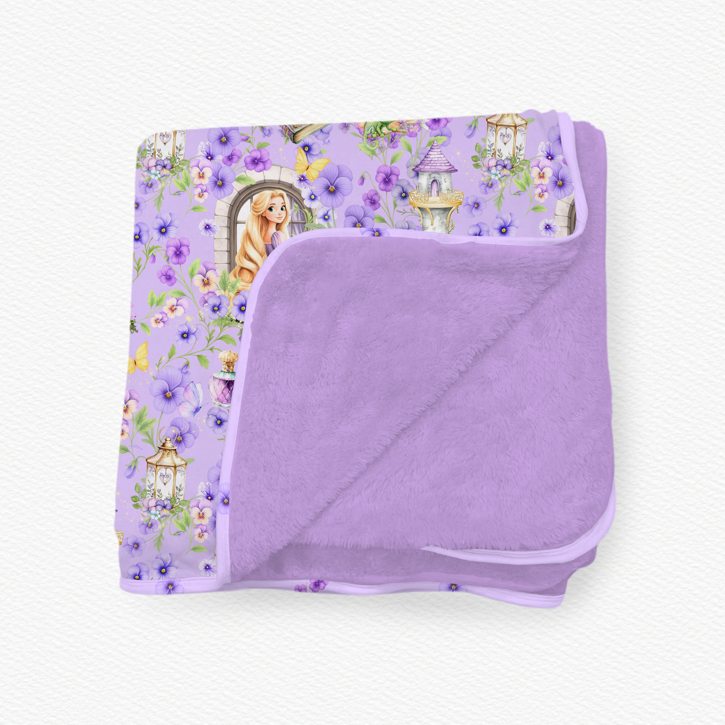 PRESALE 60 x 80 Lavender Locks Bamboo Plush Blanket