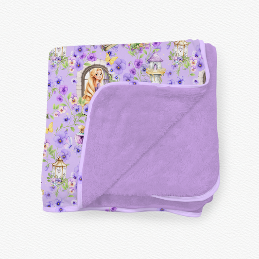 PRESALE 60 x 80 Lavender Locks Bamboo Plush Blanket
