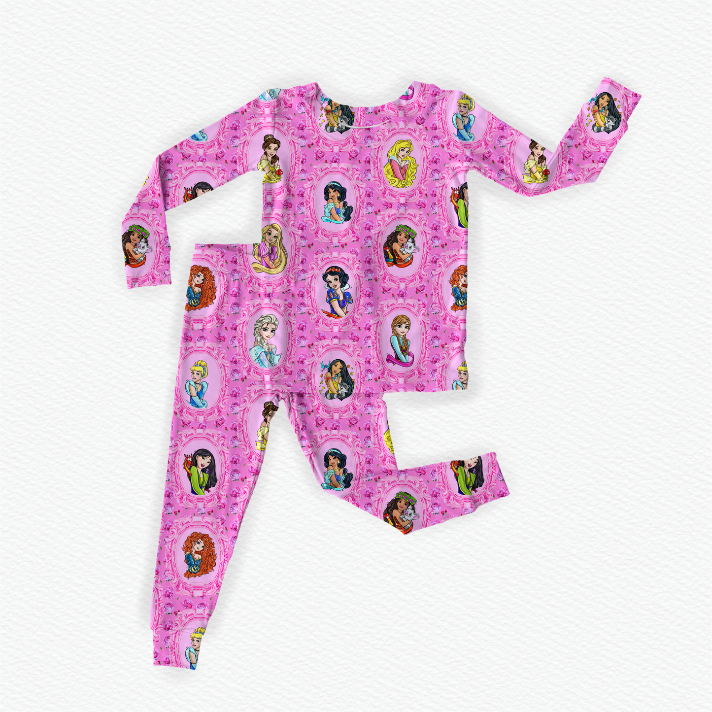 OG Princess Wall Long Sleeve Bamboo Pajama Set