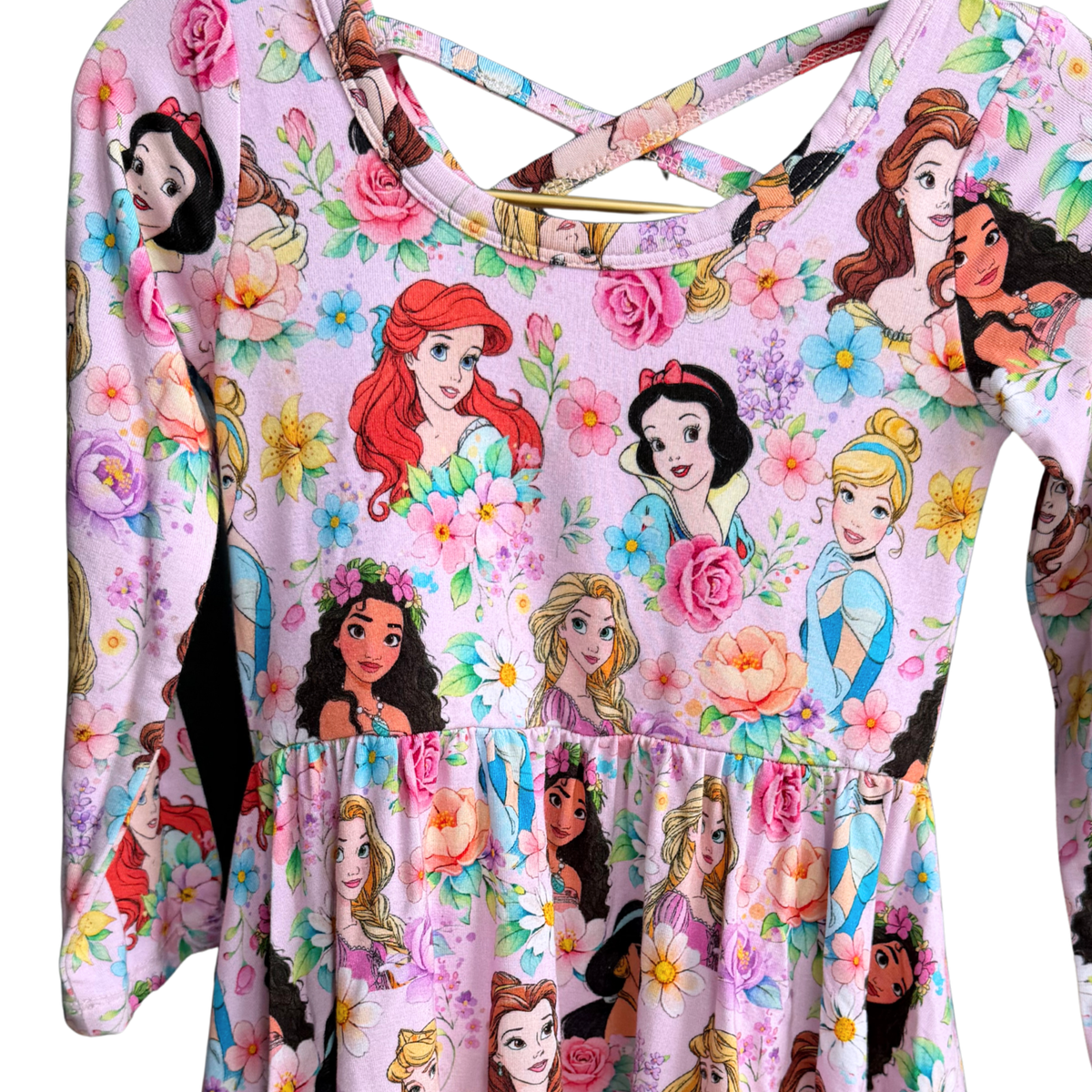 Garden of Queens Long Sleeve Twirl Dress