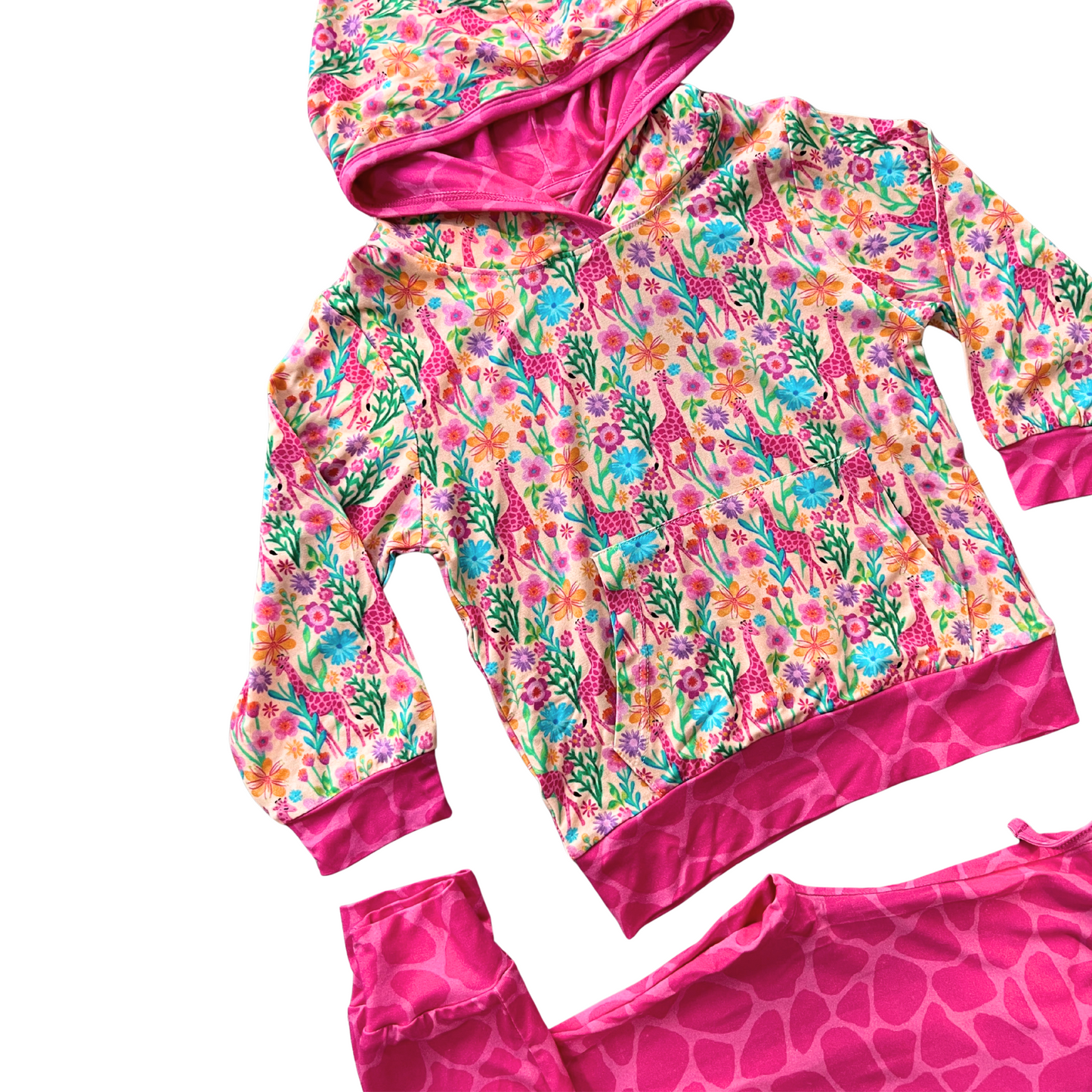 Giraffic Park Bamboo Hoodie Jogger Set