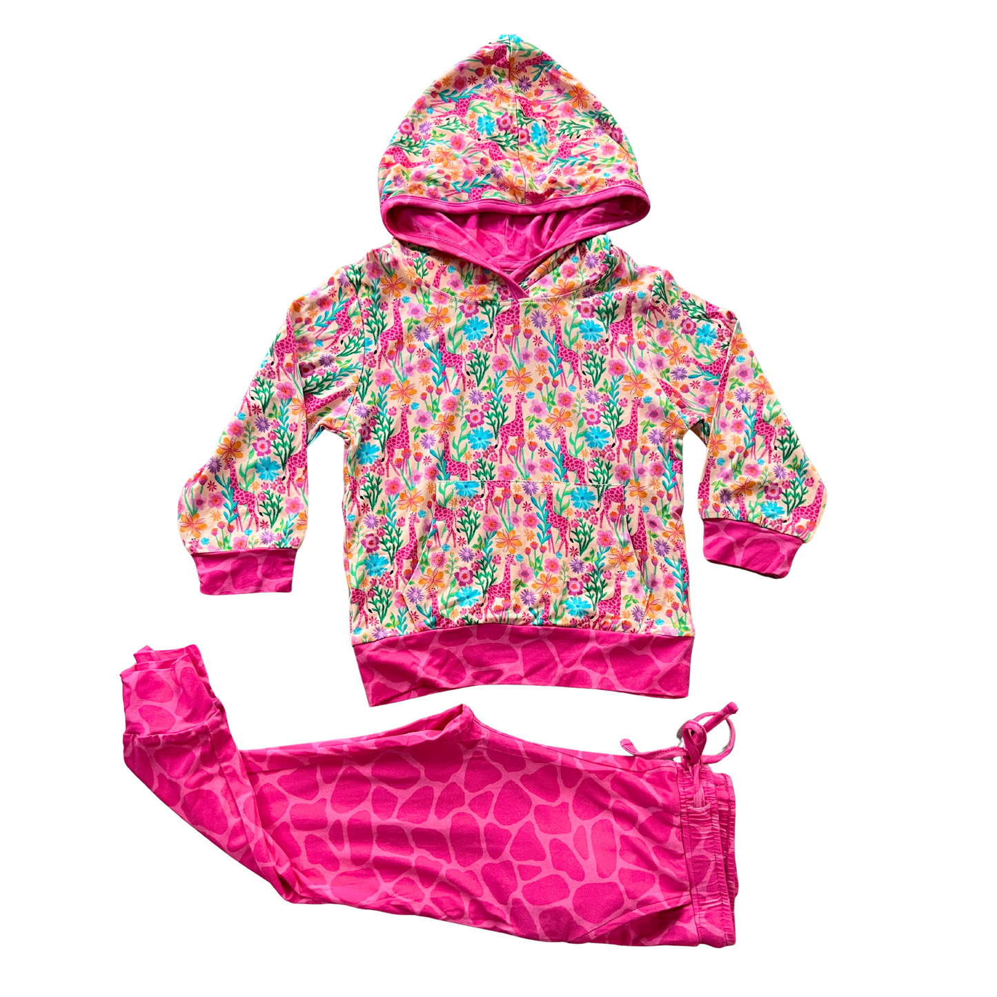Giraffic Park Bamboo Hoodie Jogger Set