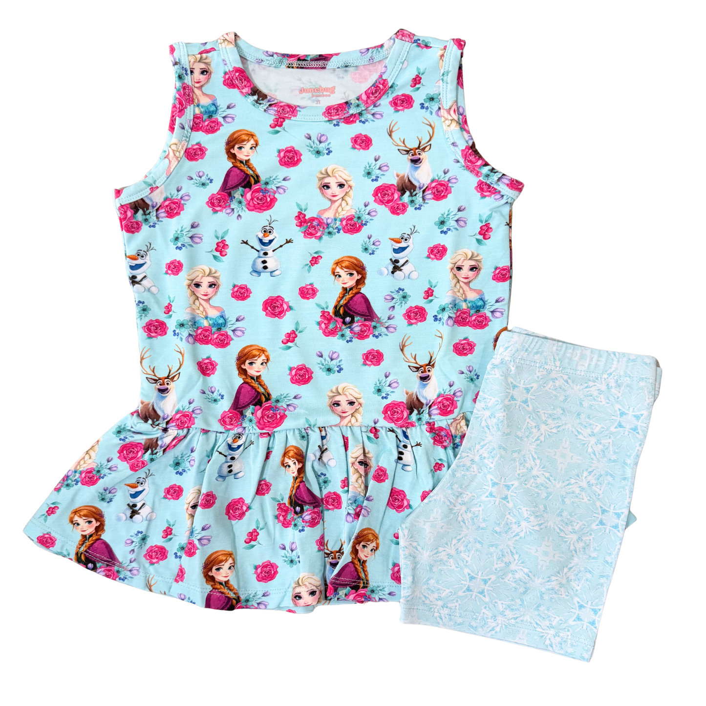 Thin Ice Peplum & Shorts