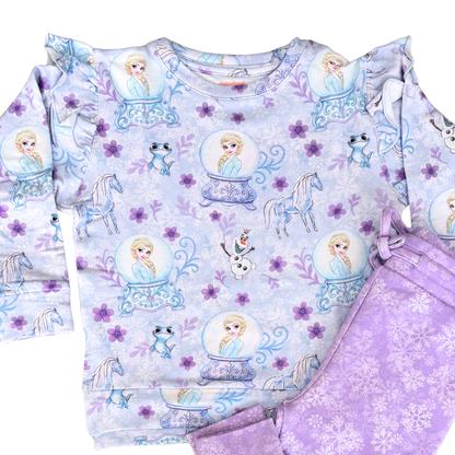 Frosted Fantasyland Heavyweight Ruffle Terry Set