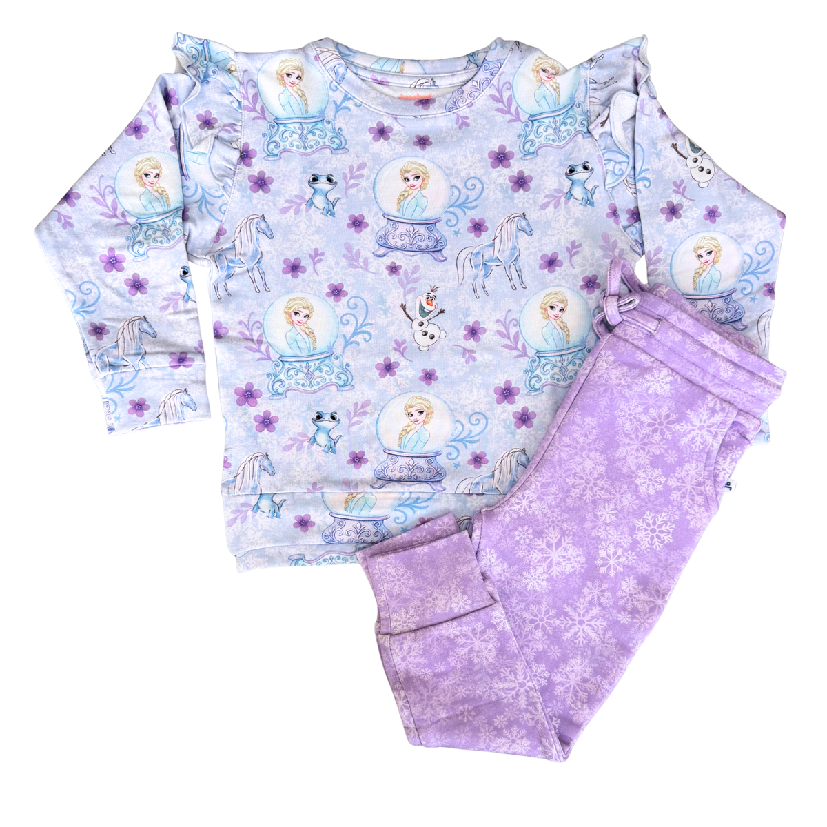 Frosted Fantasyland Heavyweight Ruffle Terry Set