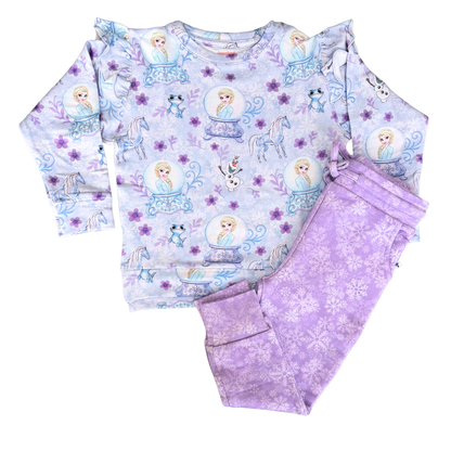 Frosted Fantasyland Heavyweight Ruffle Terry Set