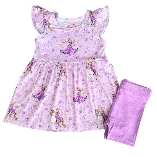 Prancing Punzy Peplum & Shorts